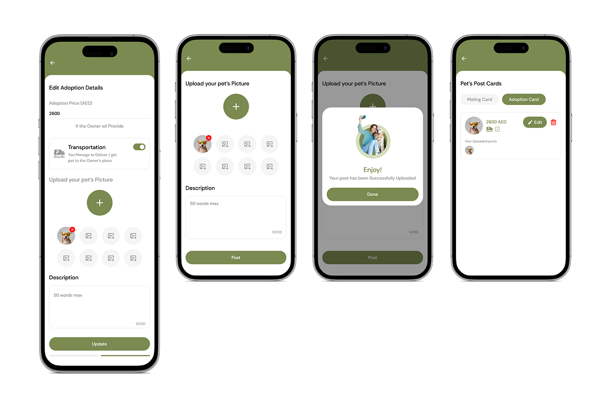 Pet Adoption & Mating App UI kit, an UI Kit Template by Trushit's Shop (Photo 4 of 8)
