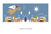 Christmas Angel, a Seasonal Illustration by lenlis (Thumbnail 10 of 12)