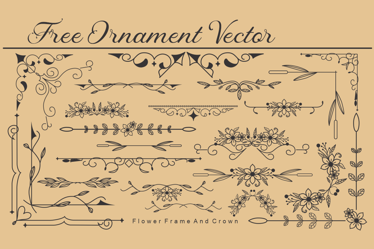 Krisan | Flower Font, a Symbol Font by Joko Setiono (Photo 7 of 10)
