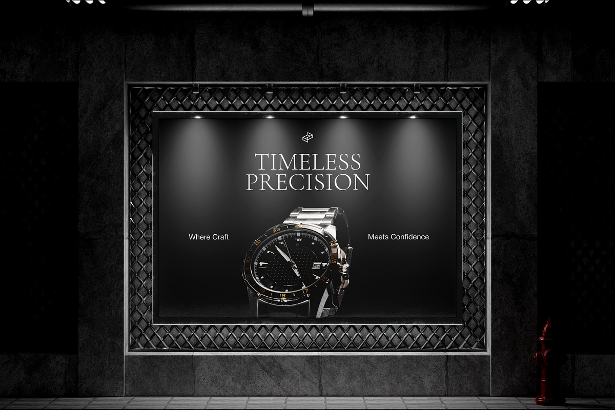 Wall Billboard Mockup, an Advertising Mockup by SLAB! Design (Photo 3 of 6)