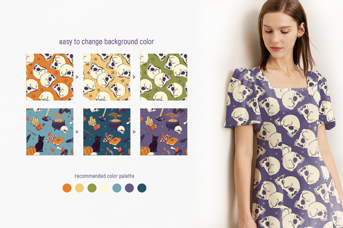 Magic Market. Vector Hallowen set, an Illustration by Tata Pilip (Photo 10 of 14)