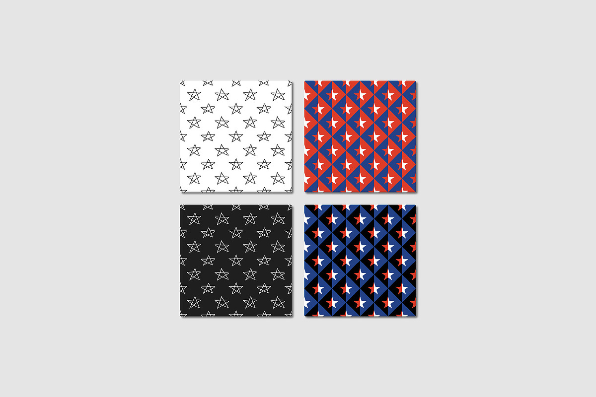 Stars - 18 Seamless Patterns, a Pattern Graphic by Tustan (Photo 4 of 5)