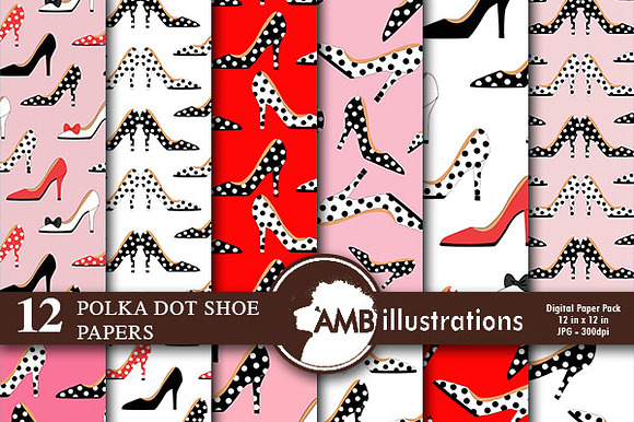 Polkadot Shoes Papers AMB-373 preview 2