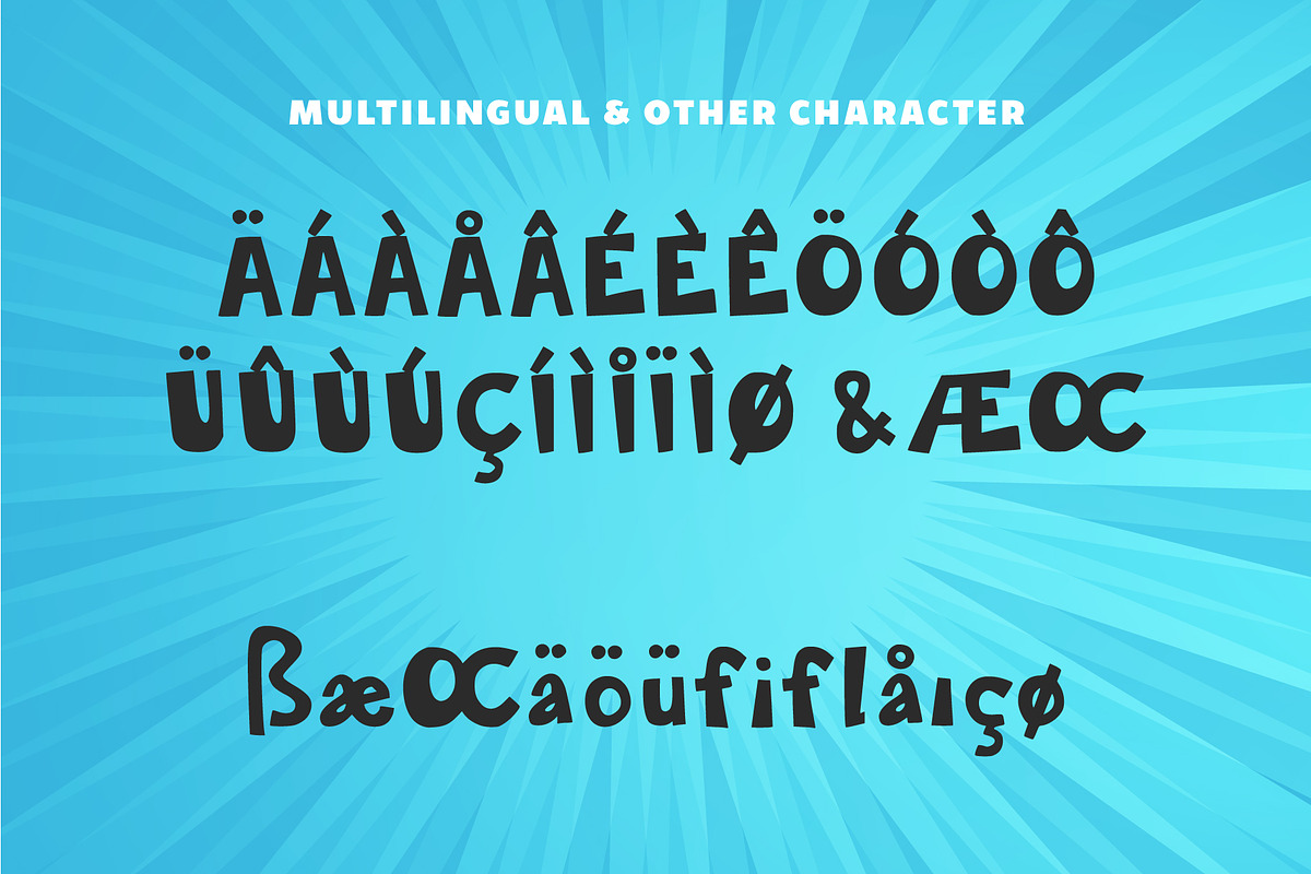 Shaped Corner | Font preview 6