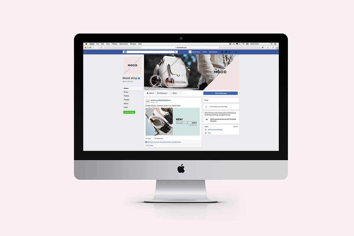 Elegant Facebook Ad Templates, a Social Media Template by Wild Ones (Photo 3 of 9)