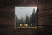 SALE - Spiral Book Cover Mockup, a Print Template by attraax (Thumbnail 2 of 4)