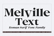 Melville Text - Roman Serif Family, a Serif Font by LuhopCreative (Thumbnail 1 of 14)