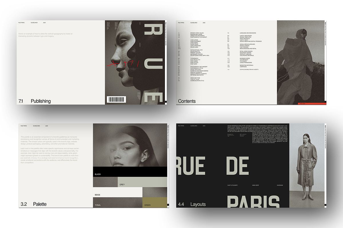 RUE | Brand Guidelines, a Presentation Template by Studio Standard (Photo 11 of 13)