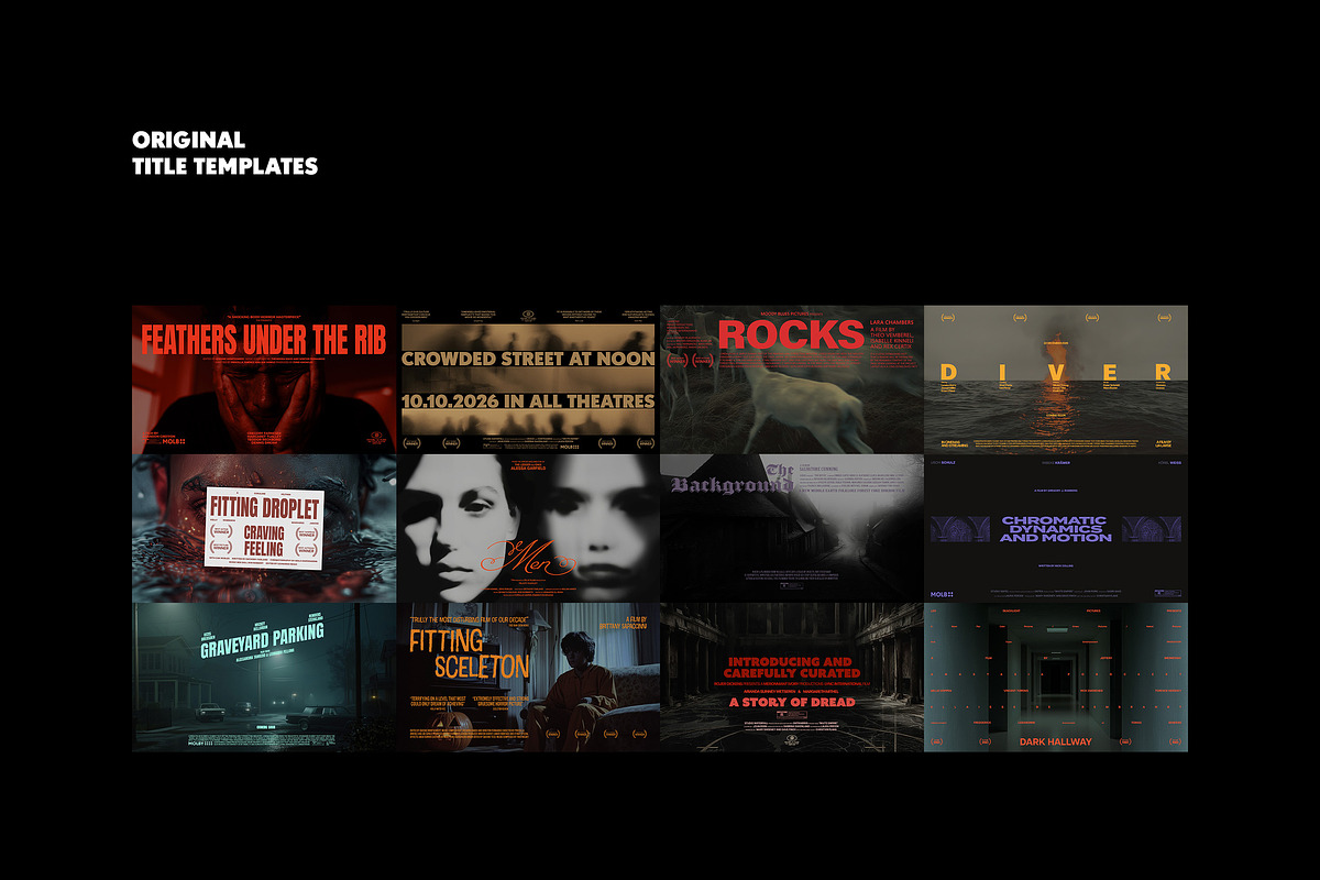 Horror Film Titles Collection, a Templates & Theme by pixelbuddha.net (Photo 2 of 26)