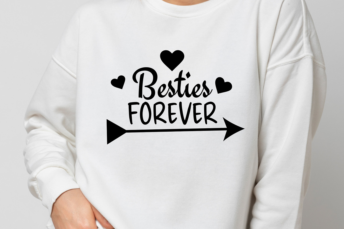 Besties Forever SVG Bundle, a Graphic by M9 Design (Photo 2 of 9)