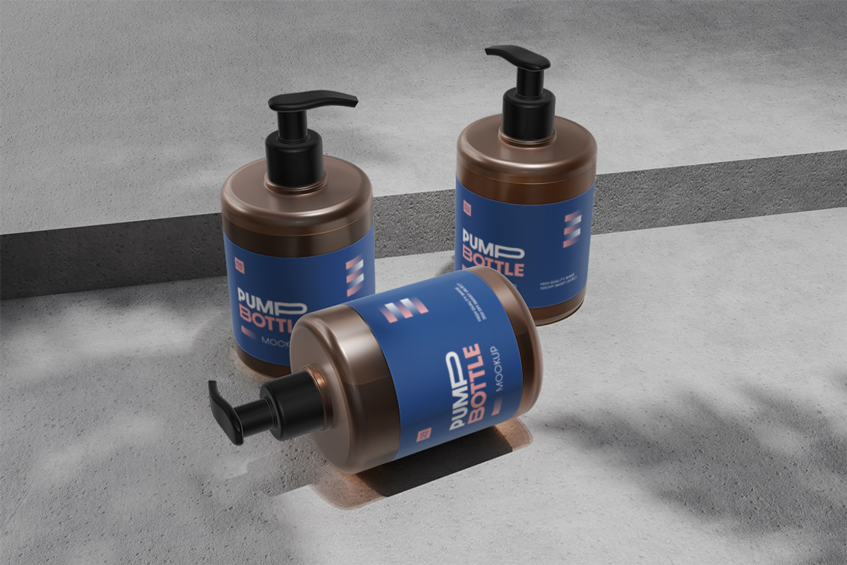 Pump Bottle Mockup, a Cups & Container Mockup by Rahardi Creative (Photo 2 of 4)