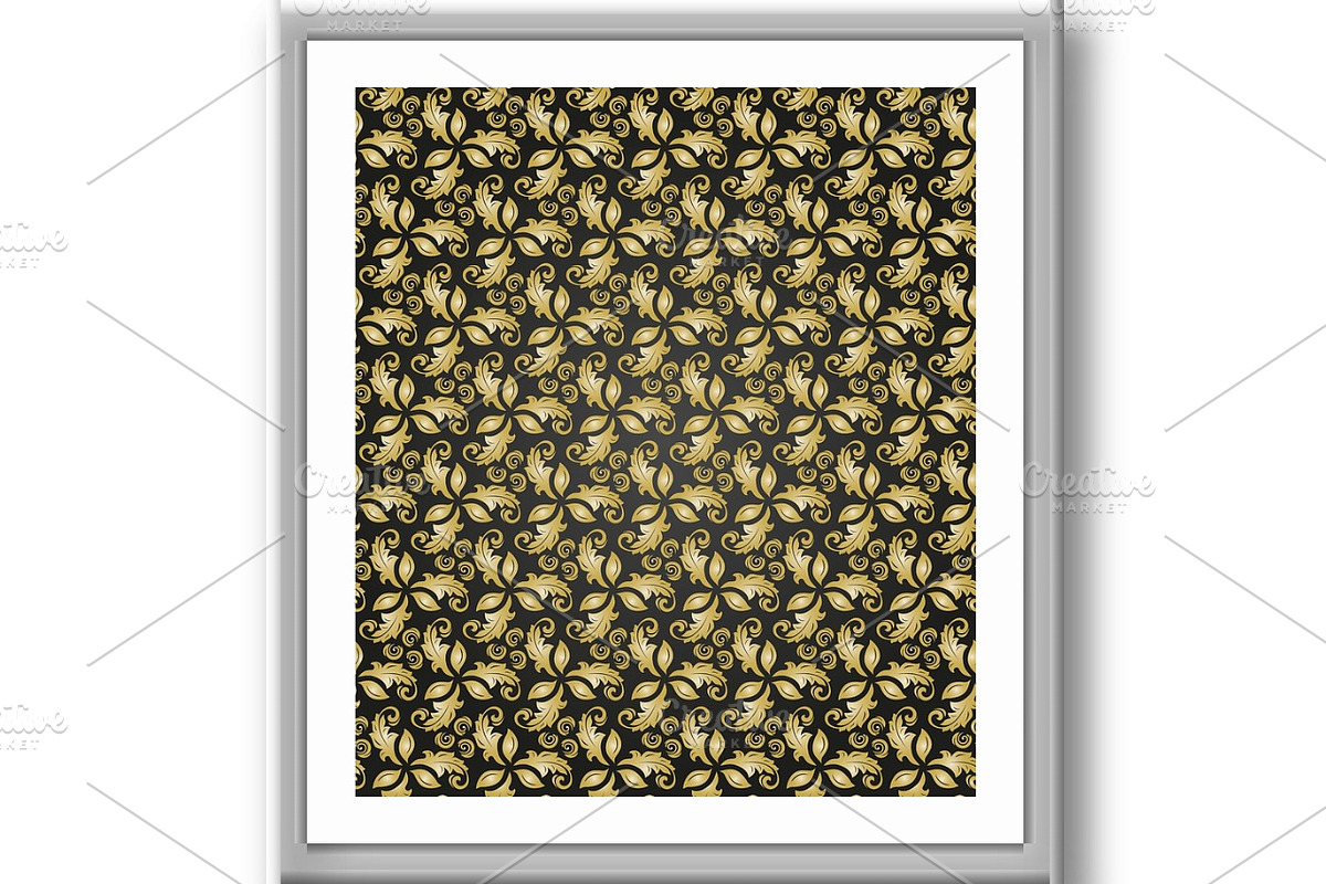 Floral Fine Seamless Vector Pattern, a Pattern Graphic by FineArtStudio (Photo 3 of 3)