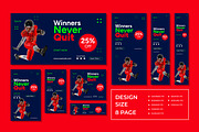 Sports Web Banner Set Layout, an UI Kit Template by CreativeShaper (Thumbnail 1 of 4)