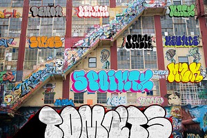 Graffiti Inspired Fonts Throws