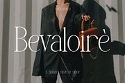 Bevaloire | A Modern Display Serif, a Serif Font by Typoraith Co (Thumbnail 1 of 7)