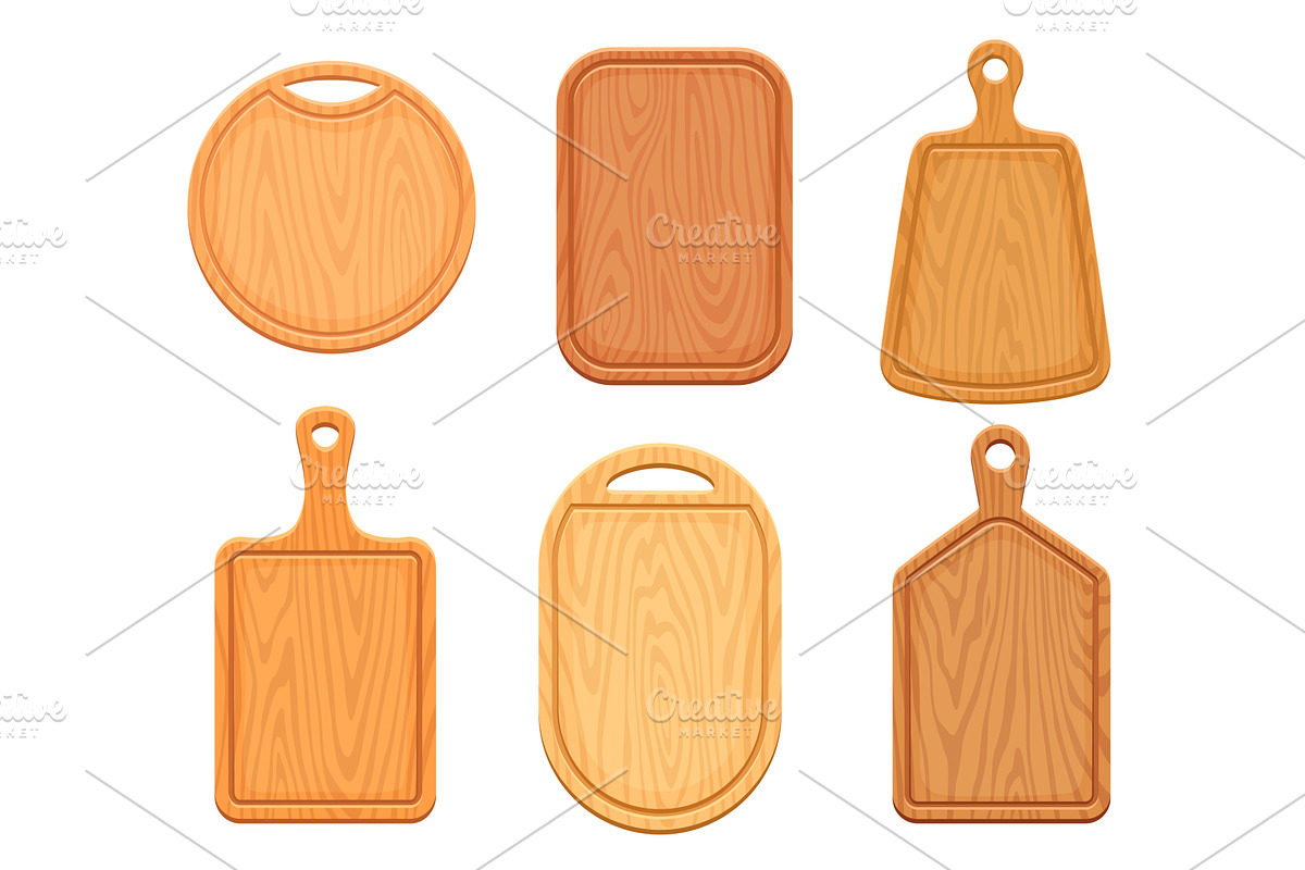 Wooden kitchen chopping boards, an Object Illustration by Buch&Bee