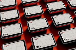 Mosaic Salad Container Mockup, a Packaging Mockup by Hubzway