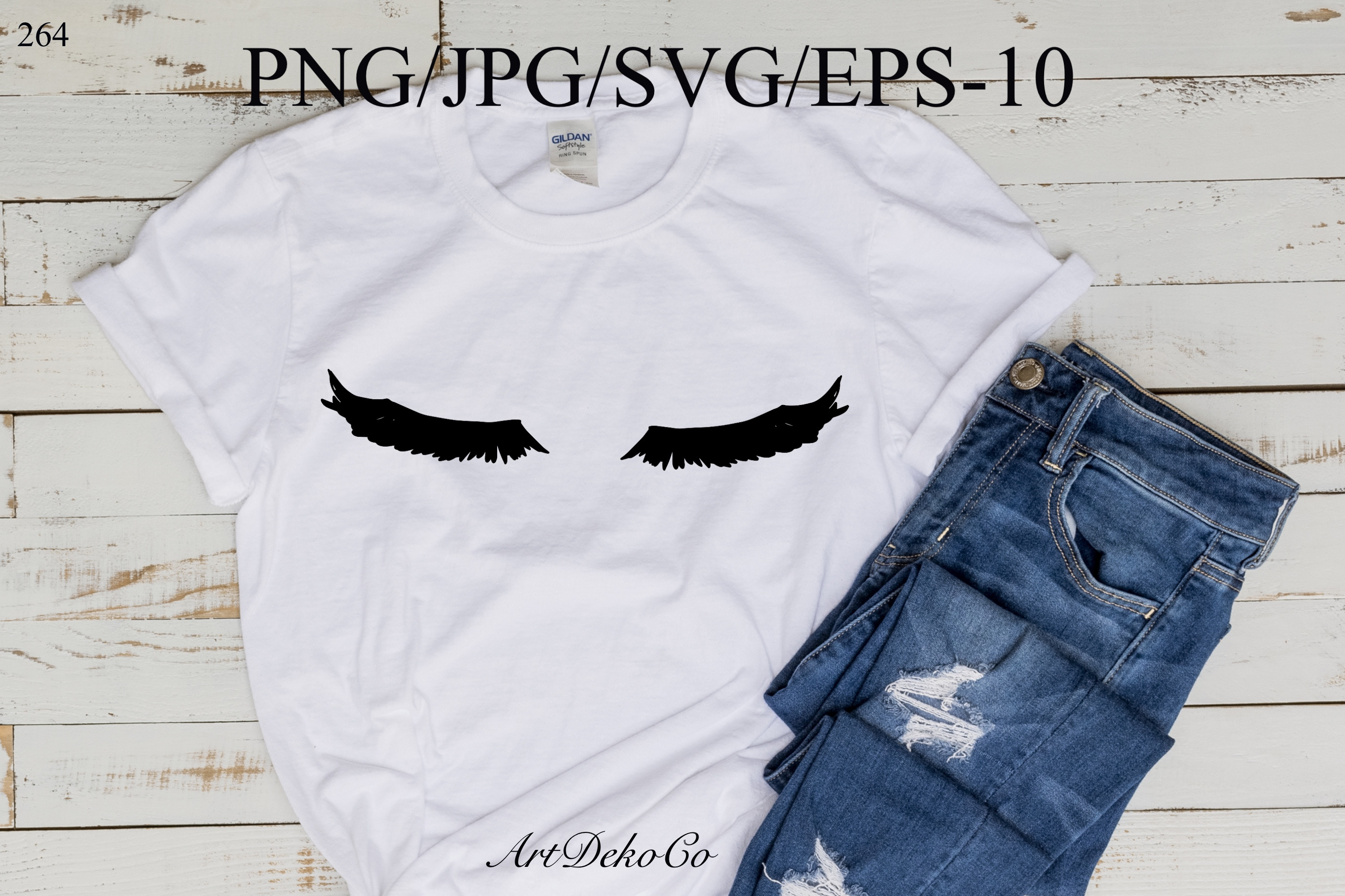 Eyelashes SVG, Eye lashes SVG, Eyes, an Illustration by DekoArt