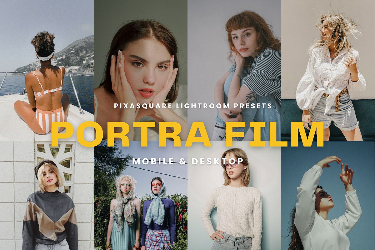 100 Film Lightroom Preset Bundle, a Preset Add-On by PixaSquare (Photo 3 of 11)