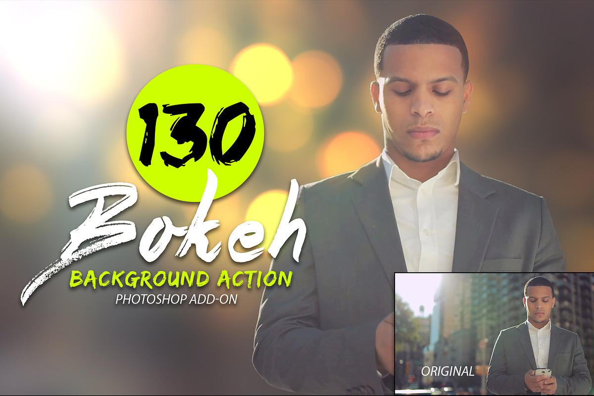 130 Bokeh Photoshop Action, an Action Add-On by yantodesign (Photo 2 of 6)