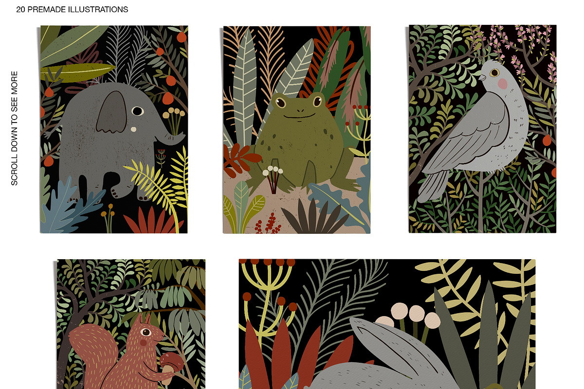 Forest creator, an Animal Illustration by Mii Lab (Photo 4 of 15)