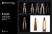 Beer Bottle Mock-Up Set, a Packaging Mockup by Freeman Studio (Thumbnail 3 of 14)