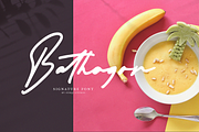 Bathagor, a Script Font by Subqi Std (Thumbnail 1 of 5)
