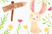 Happy Easter Watercolor Set, an Illustration by LeMagiqueBoutique (Thumbnail 6 of 6)