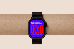 Apple Watch Ultra 2 Mockup