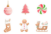 Christmas gingerbread png clip art, an Illustration by CreationArt (Thumbnail 4 of 5)
