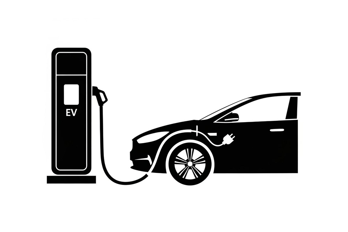 Electric Vehicle Charging Silhouette, a Graphic by musafir_fashion (Photo 20 of 22)