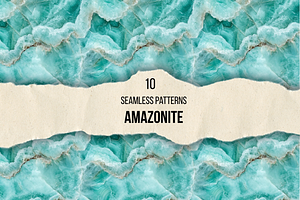 Amazonite Seamless Photo Patterns