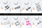 Big Bundle-Feminine Graphic Tees, a Background Graphic by iloladesign (Thumbnail 4 of 36)