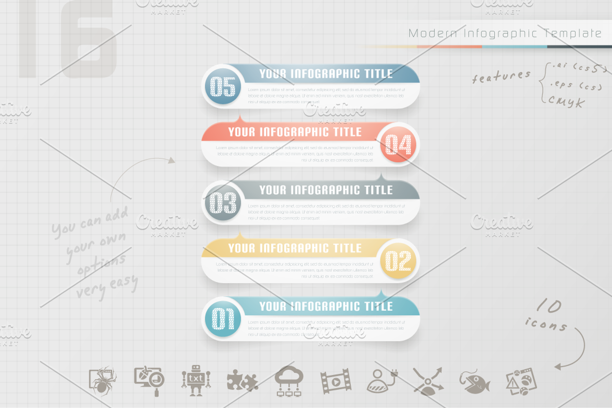 Business Infographic Options (16), a Presentation Template by Infographic Paradise