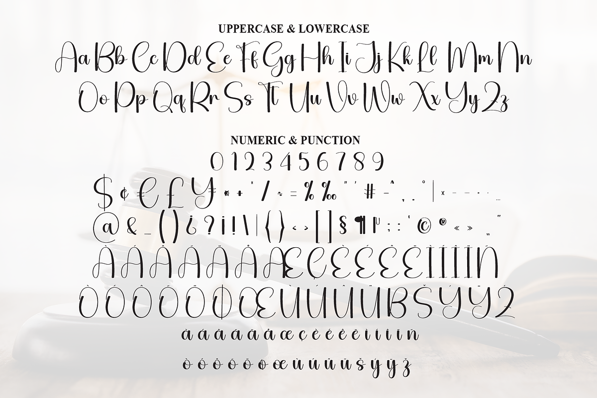 Justify | Script Font, a Handwritten Font by Scratchones (Photo 7 of 9)
