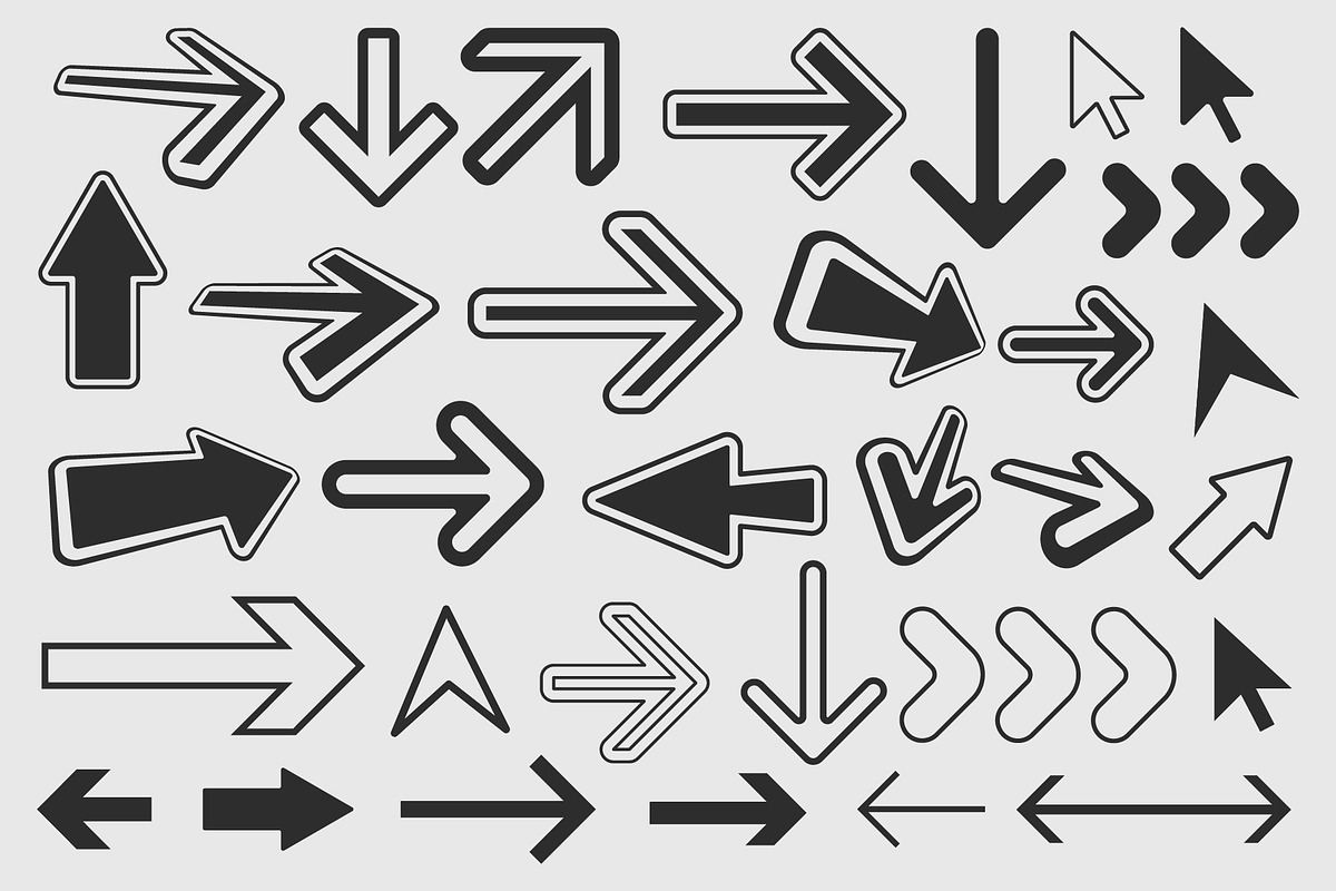 Arrow Flow Vector Art