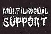 Highlose Black Metal Font, a Blackletter Font by Letterhend Studio (Thumbnail 8 of 9)