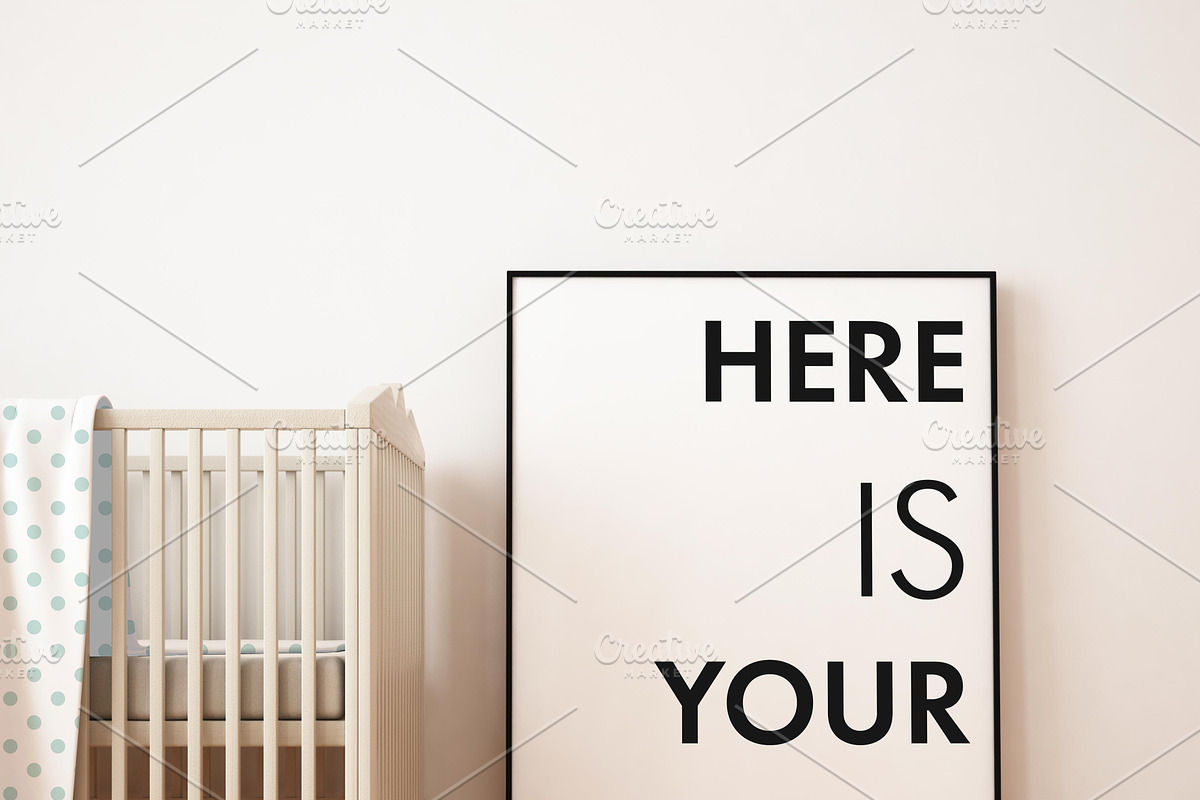 10 Mockups children's room, a Print Template by FilL239 (Photo 6 of 10)