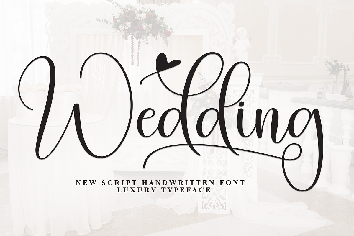 Wedding | Script Font, a Handwritten Font by Scratchones (Photo 1 of 9)