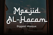 Sharifa Ramadhan Theme Font, a Sans Serif Font by Artiveko (Thumbnail 4 of 10)