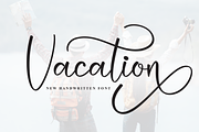 Vacation | Script Font, a Handwritten Font by Scratchones (Thumbnail 1 of 9)