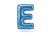 Blue Metallic Letter E Foil Balloon, a School & Education Photo by shahsoft (Thumbnail 1 of 2)