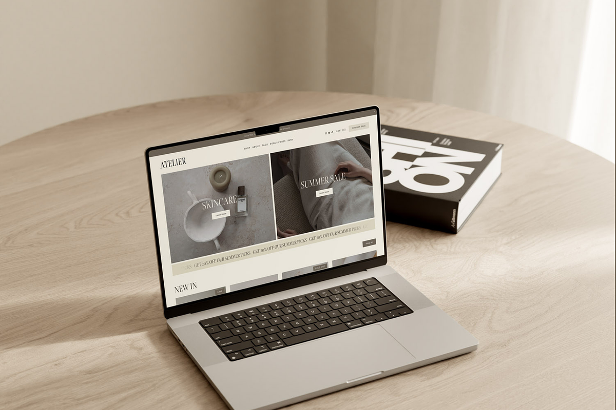 Squarespace Website Template Atelier, a Squarespace Template by Candor Templates (Photo 8 of 14)