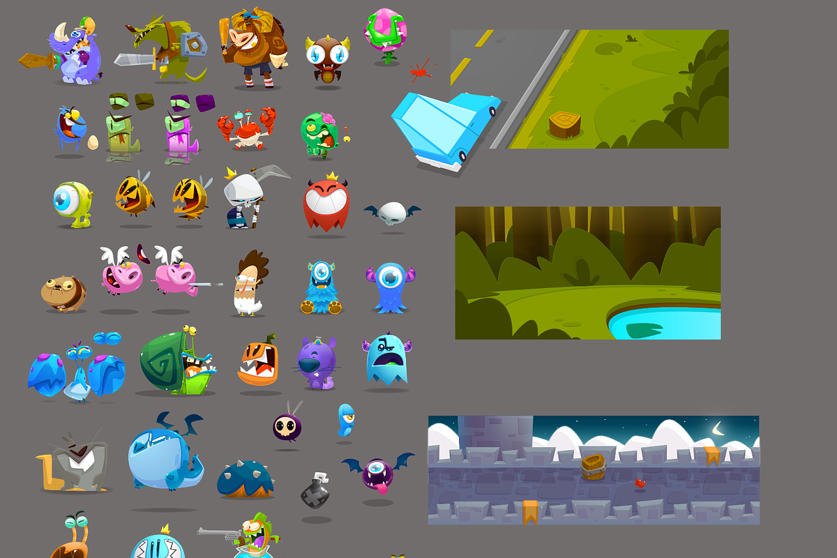 Massive RPG Cartoon Pack, an Illustration by Mike Mac (Photo 4 of 4)