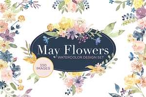 May Flowers Design Set - 50% OFF
