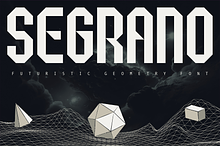 Segrano - Futuristic Geometric Fonts