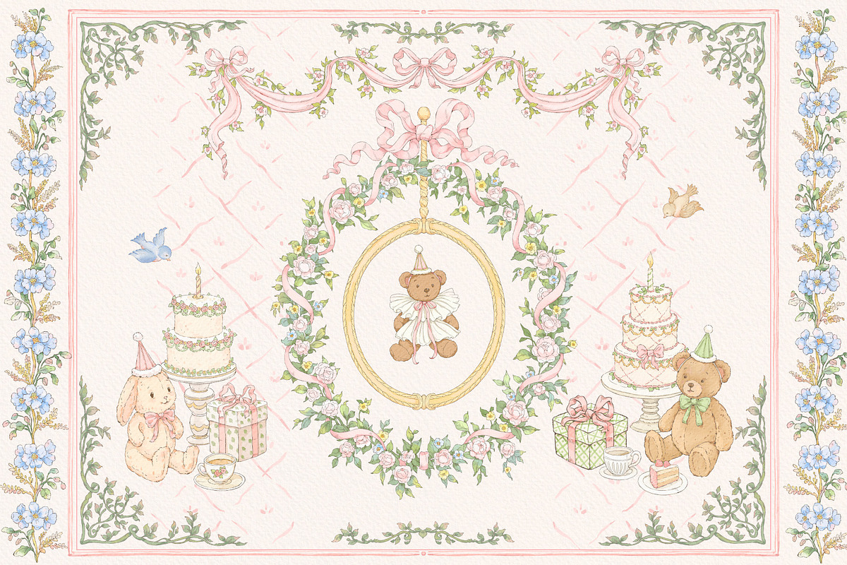 Lullaby Carousel 50+ png clipart, a Decorative Illustration by Ekaproeka (Photo 3 of 10)