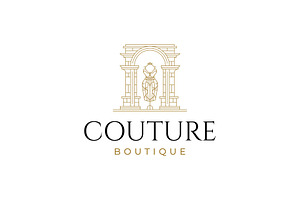 Couture Boutique Fashion Logo, a Branding & Logo Template by Buqancreative