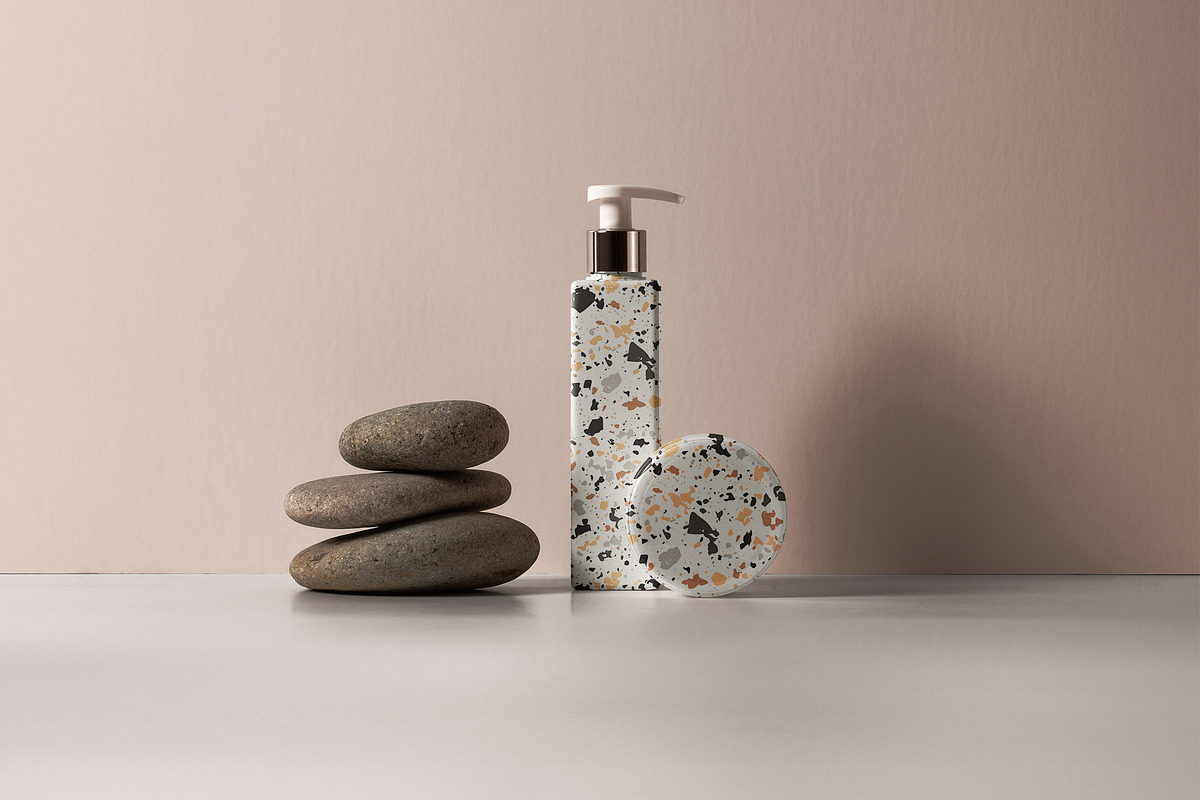 Terrazzo Seamless Patterns - Terra 3, a Pattern Graphic by Saguaro Digital (Photo 3 of 7)