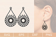 Summer Wood Earring SVG Bundle, an Object Graphic by jannatulpakhi (Thumbnail 4 of 9)